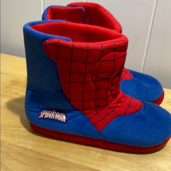 spiderman slipper boots